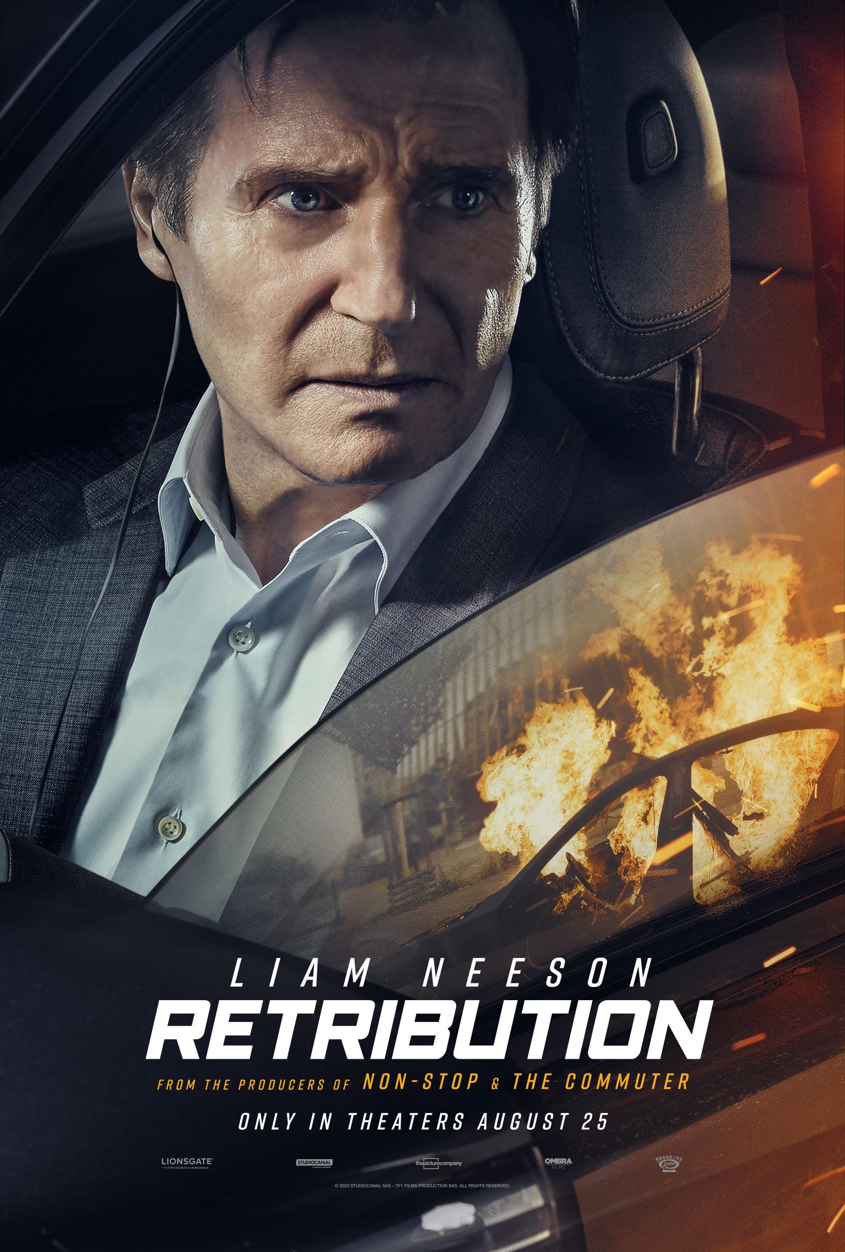 Movie poster: Retribution (2023) เหยียบระห่ำ ดับโคตรแค้น