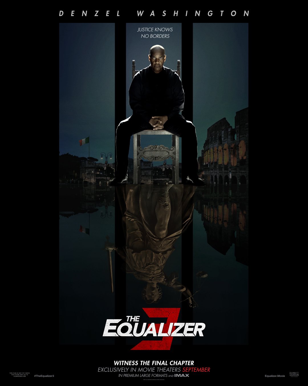 Movie poster: The Equalizer 3 (2023) มัจจุราชไร้เงา 3